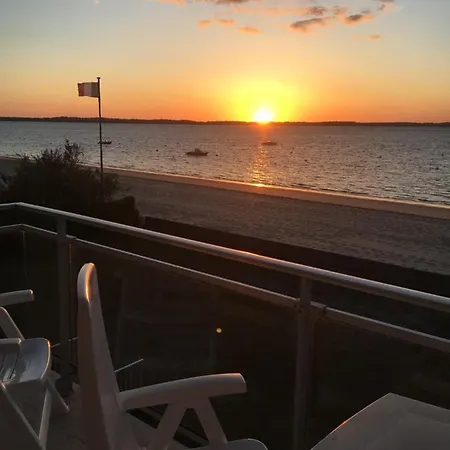 Perreire Premiere Ligne Les Pieds Dans L Eau Vue Magnifique Sur Le Bassin Apartamento Arcachón